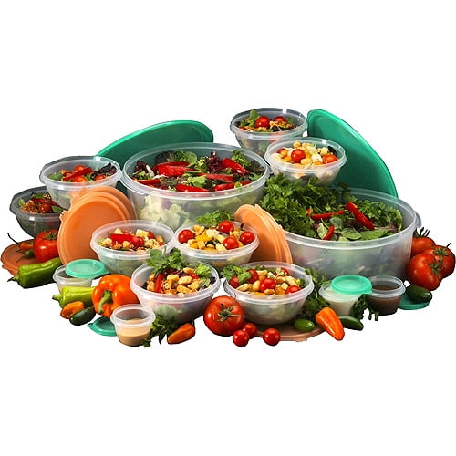 Fresh Keeper 28Piece Salad Server Food Storage Set
