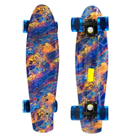 - 27 Skateboard Complete Street Retro Cruiser Budda Print Deck