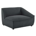 thumbnail image 1 of Modway Comprise Fabric Right Arm Sectional Sofa Chair in Charcoal, 1 of 5
