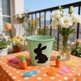 thumbnail image 6 of Easter Mini Buckets,Small Metal Rabbit Buckets with Handle – 4.1" Galvanized Bucket Leak Proof & Rust Resistant,Best for Easter Party Décor,Candy Craft,Pencill Holder Classrooms(Green), 6 of 9