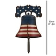 thumbnail image 2 of 4th of July Decoration Metal Yard Stake, 12" Outdoor Garden Decor Rustproof Metal Ornament for Patio Front Porch Flag Memorial Day Veterans Day Holiday Decorations, 2 of 9