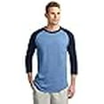 thumbnail image 3 of Sport-Tek ®  Colorblock Raglan Jersey.  T200 S Carolina Blue/ Navy, 3 of 4