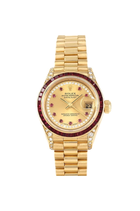 Pre-Owned Rolex Datejust 69028RU YG Automatic Watch R Serial