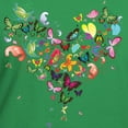 thumbnail image 3 of CafePress - Heart Of Butterflies T Shirt - Women's V-Neck Dark T-Shirt, 3 of 4