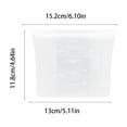 thumbnail image 3 of Sacs de Rangement Alimentaires en Silicone Réutilisables avec Conception Autoportante et Repères de Mesure / Sacs en Silicone Hermétiques et Étanches pour Congélateur, Micro-Ondes et Préparation de Repas / Sacs de Conservation des Aliments de Cuisine Sans BPA, 3 of 6