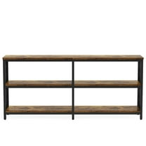 Resenkos Entryway Table, Console Sofa Table,3-Tier Console Table, 70.9" Industrial Sofa Foyer Table for Living Room