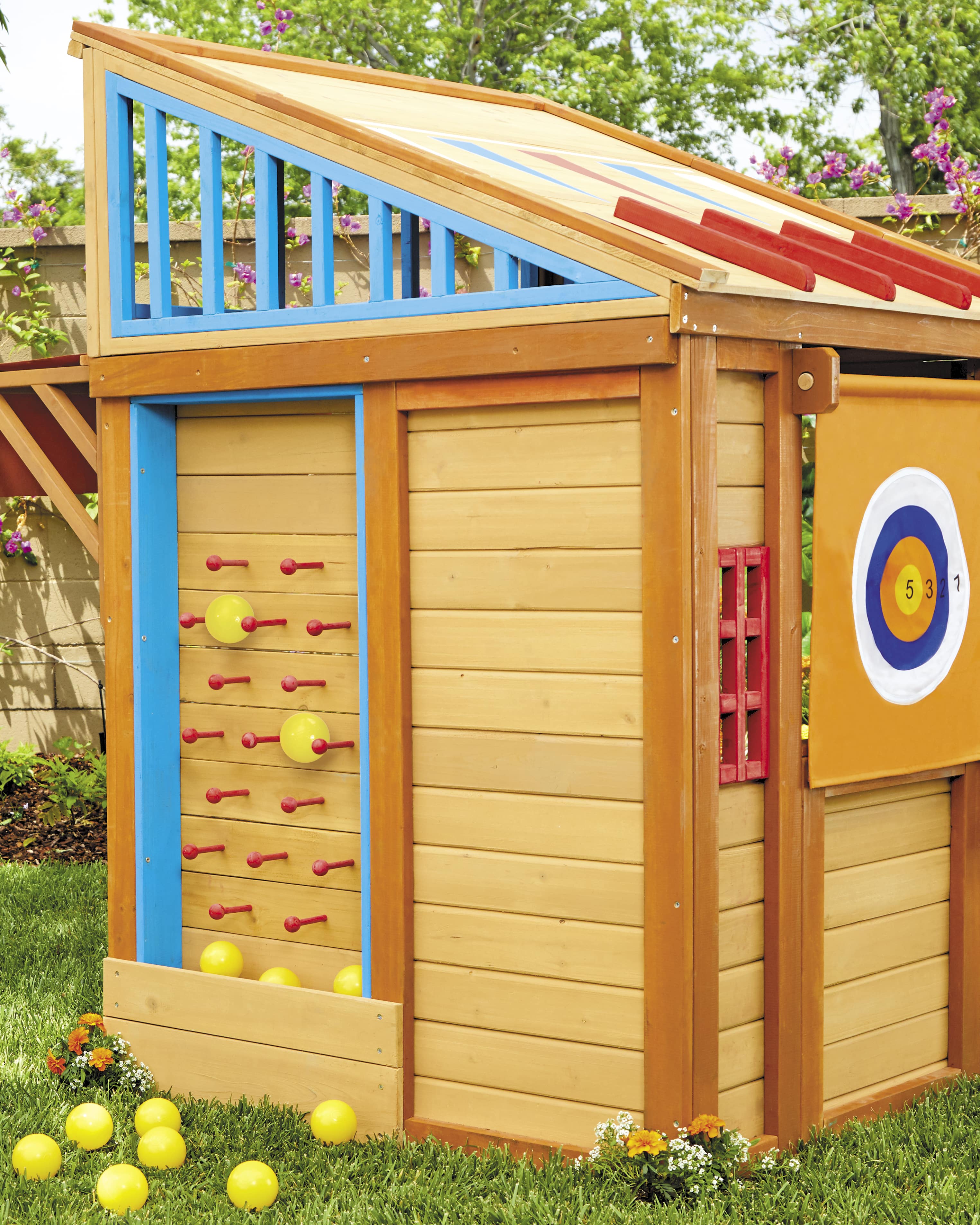 Little Tikes® Real Wood Adventures™ 5-in-1 Game House, Wooden Playhouse, Skee-Ball & More for Playground Backyard Set Suitable For Kids, Boys and Girls Ages 3+ - image 4 of 7