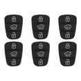 thumbnail image 1 of Llave de almohadilla 3 botones de goma para la cáscara de automóvil remota (con letra), 1 of 7