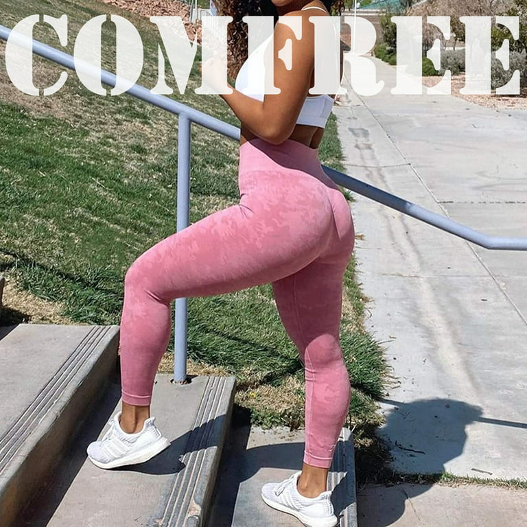 COMFREE Scrunch Butt Lifting Workout Leggings for Women Seamless