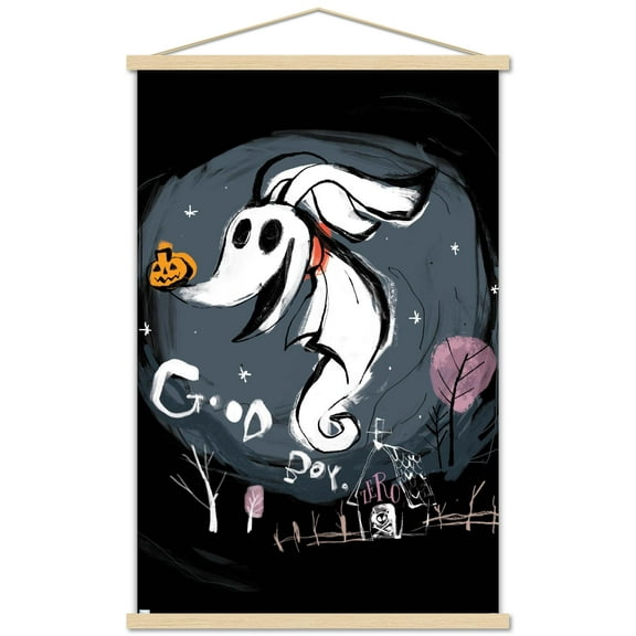 Disney Tim Burton's The Nightmare Before Christmas - Ink Good Boy Wall Poster with Magnetic Frame, 22.375" x 34"