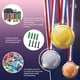 thumbnail image 4 of Soporte para medallas, colgador de medallas personalizado, estante de metal negro para colgar en la pared, regalo deportivo para hombres, mujeres y atletas., 4 of 9