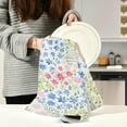 thumbnail image 6 of SKYSONIC Kitchen Dish & Tea Towel Cute Fresh Flowers Reusable Cloths for Cooking and Drying Dishes for Home Kitchen Cleaning, 28x18in-1PC, 6 of 7
