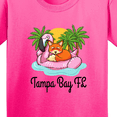thumbnail image 4 of Inktastic Tampa Bay Florida Flamingo Youth T-Shirt, 4 of 5