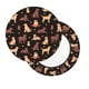 thumbnail image 2 of Disketp Labrador Retriever Dog Funda Redonda para Taburete, Funda de Cojín para Silla de Bar Suave y Elástica-12 inch, 2 of 7