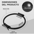 thumbnail image 2 of Anillo De Pilates Aro Resistencia Yoga Pelota Pilates Modelo Negro, 2 of 4