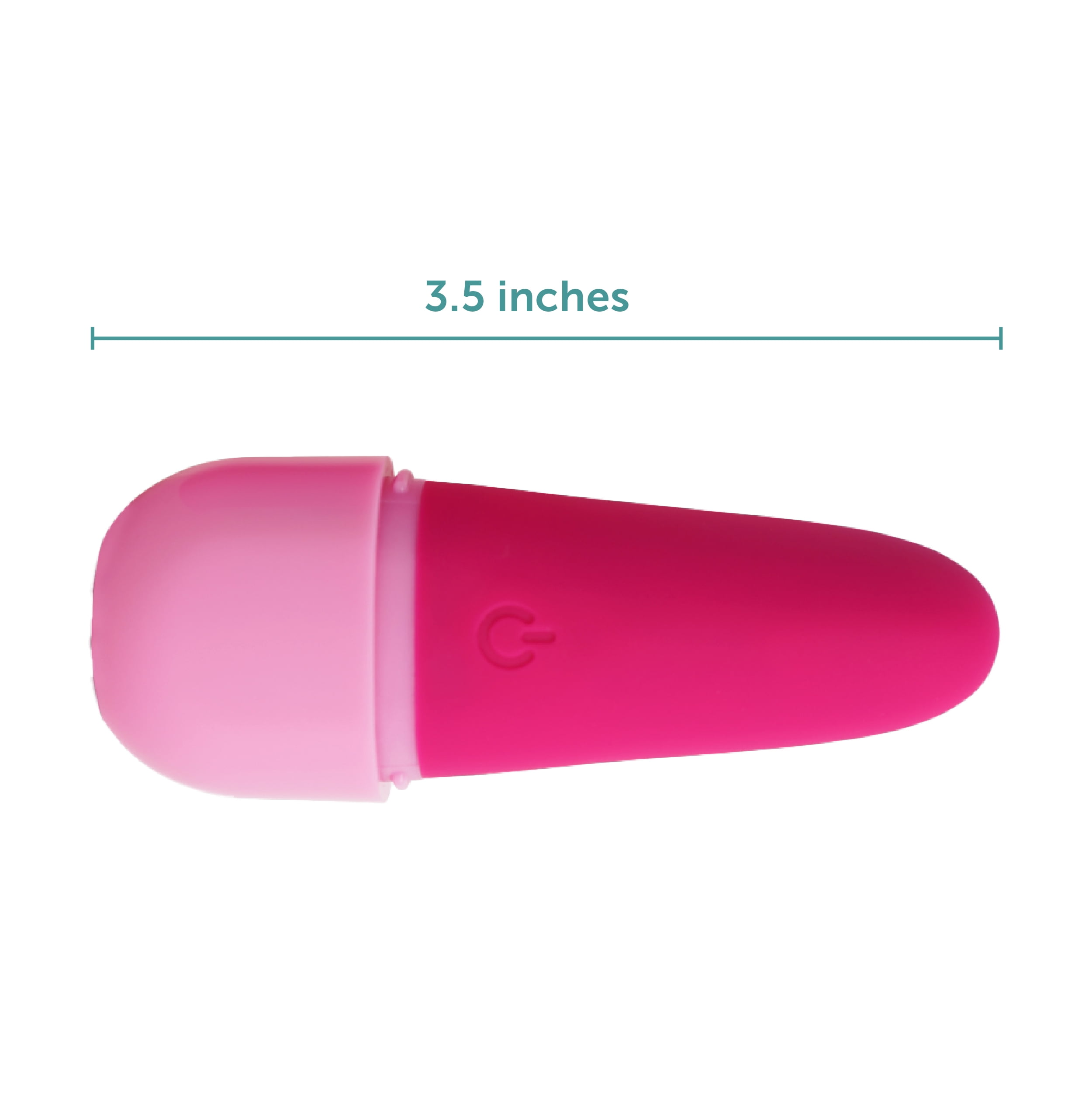 plusOne Private Pleasure Vibrator, Whisper-Quiet, Pink, Rechargeable