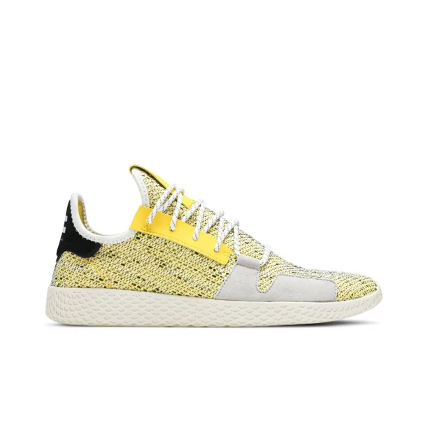 Adi-das Solar Tennis HU V2 x Pharrell Williams Yellow Black Mens Size 9.5 BB9543