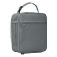 thumbnail image 1 of Insulated Food Box Bags Lunch Box Container with Zipper Handbag Picnic Bag Pouch Grey, 1 of 9
