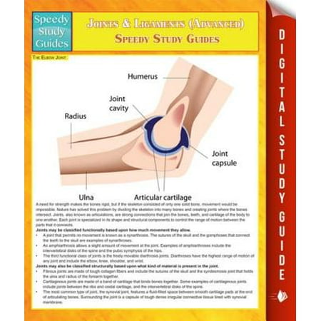 Joints & Ligaments (Advanced) Speedy Study Guides -