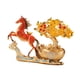 thumbnail image 4 of Figura de caballo, escultura animal, figura de escritorio, resina, estatua Feng Shui para estantería. Rojo, 4 of 9