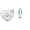 thumbnail image 1 of Reloj De Pared Con Forma De Corazón De La Virgen María, Acrílico, Movimiento Silencioso, Escultura Decorativa Para Estudio, Cafetería, Oficina, Dormitorio, Mesa., 1 of 8