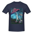 thumbnail image 4 of Bingfone Fantasy Mushrooms Men'S Loose Fit Short-Sleeve Pocket T-Shirt, 4 of 7