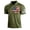 Army Green, variant on OIOLOYJM Men American Flag Polo Shirts 4th of July Short Sleeve Performance Quick Dry Golf Shirts USA Patriotic Polo Shirt Khaki 2XL