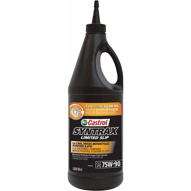 Castrol 06674-6PK Syntrax Limited Slip 75W-90 Gear Oil - 1 Quart