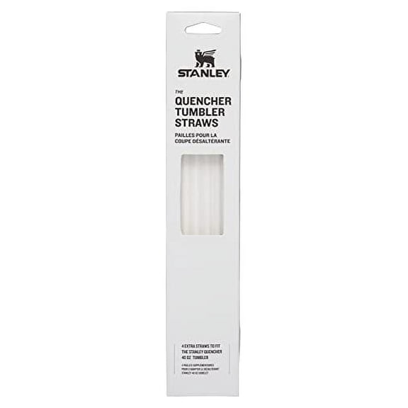 Stanley Reusable Quencher Straws - 4-Pack of BPA-Free, Reusable Straws for Clean Drinking - Perfect 40oz Tumblers