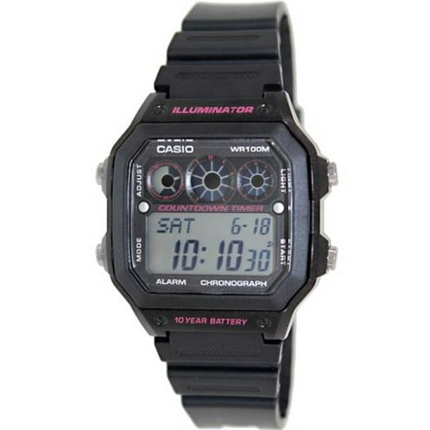 reset casio illuminator watch