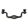 thumbnail image 2 of Amerock BP19323R2-XCP5 Birdcage Cabinet Pull 3 3/4" Center to Center Weathered Brass - pack of 5, 2 of 3
