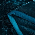 thumbnail image 5 of JML 3 Piece Flannel Fleece Sherpa Blanket,Thick Warm Plush Borrego Blanket For King Bed,79"x91", 5 of 5