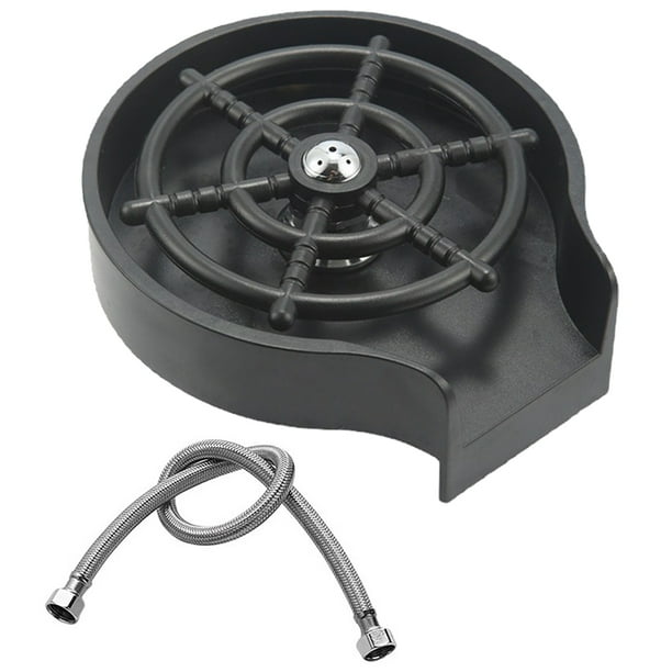 Automatic Glass Rinser Bar Coffee Cup Cleaner Kitchen Sink Pitcher