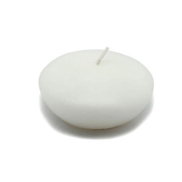 3 in. White Floating Candles -12pc-Box