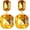 Orange Yellow, variant on Dainty Transparent Geometric Square Crystal Dangle Drop Earrings Sparkly Rhinestone Rectangle Stud Earrings for Women[n2309]