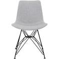 thumbnail image 3 of Armen Living LCPLCHBLGR Palmetto Dining Chair, Gray, 3 of 7