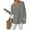 Army Green, variant on Luniro Women Quarter Zip Sweaters Long Sleeve Casual Ribbed Knit Pullover Sweater Fall Trendy Tops