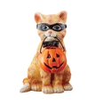 thumbnail image 2 of Adorable Decorative Halloween Cat Statue Exquisite Hand Painted Details Resin Desktop Ornament for Home Office, 2 of 2