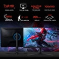 thumbnail image 2 of Monitor Gamer 32" SAMSUNG Odyssey VA FHD 1920x1080 180Hz 1ms HDMI 2.0 DP 1.4 FreeSync Negro Soporte ergonómico, 2 of 6