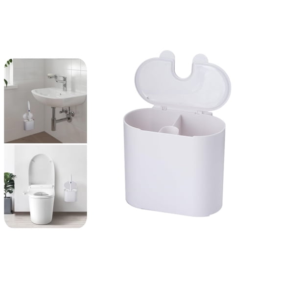 Wall Mounted Holder for Clorox Toilet Wand,1Pack Portable Wand Holder Stand for Bathroom,Compatible with Toilet Wand Holder,Place on Both Sides