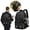Black, variant on Spacious Lightweight Outdoor Travel Backpack with Shoe Compartment for Hiking Camping(Black-1,52x16x34cm)