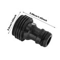 ZAROYEAX 5Pack Garden Hose Fittings Male Hose Quick Connector Adapters