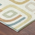 thumbnail image 3 of Addison Rugs Chantille Indoor/Outdoor Transitional Mid-century Modern Ivory Machine Washable Rectangle Rug, 3' x 5', 3 of 8