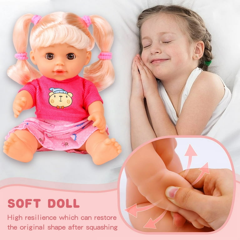 Soft baby doll with accessories colorbaby's, doll, newborn baby dolls, soft  doll, baby doll, babies toy, accessories dolls, baby dolls, educational  toys, doll for children 3 years - AliExpress