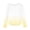 Yellow1, variant on KyCheLot Girls Long Sleeve Tee Shirts Gradient Color Print Crewneck Loose Side Split Casual Tunic Tops 3-12 Years