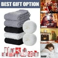 thumbnail image 6 of 5 Pairs Womens Fuzzy Slipper Socks, Ultra Soft Microfiber Crew Socks for Winter, Non-Slip Cozy House Socks with Fluffy Lining, 6 of 6