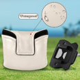 thumbnail image 6 of Haosy Apricot Golf Mallet Putter Cover Strong Magnetic Leather Golf Club Headcover Closure, 6 of 7