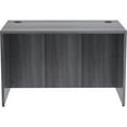 thumbnail image 3 of Lorell Weathered Charcoal Laminate Desking Desk Shell - 48" x 30" x 29.5" , 1" Top - Material: Polyvinyl Chloride (PVC) Edge - Finish: Laminate Top, Weathered Charcoal Top, 3 of 7