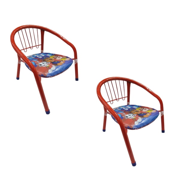 Set 2 Mini Silla Infantil Toy Mark Paw Patrol Anaranjado