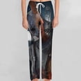 thumbnail image 2 of Dead by Daylight DBD Pajamas Pants 3D Printing Wide Leg PJ Pant Loungewear Casual Comfy Sleepwear Lounge Pants for Men WomenM, 2 of 9